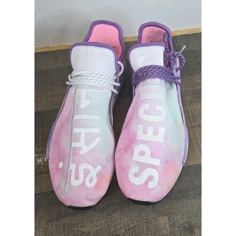 Pharrell x adidas NMD Human Race Trail Holi Festival Pink Glow Mens 12 AC7362